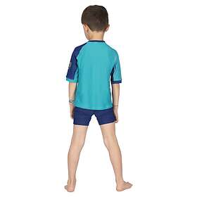Mares Aquazone Rashguard Shield Kid Rasguard T-shirt Grönt,Blå S