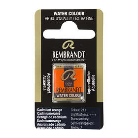 Rembrandt Akvarellmaling Halvpanne Cadmium Orange 211