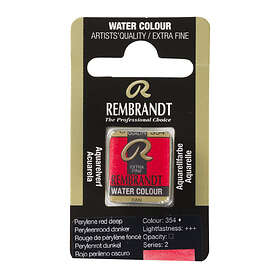 Rembrandt akvarellfärg halvpanna – Perylene Red Deep 354