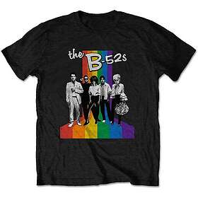 B52s: Unisex T-Shirt/Rainbow Stripes