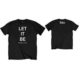 Beatles: Unisex T-Shirt/Let It Be (Back Print)