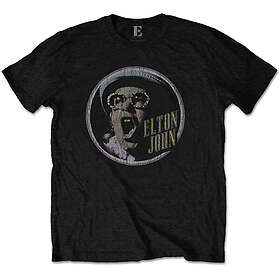 Elton John: Unisex T-Shirt/Circle
