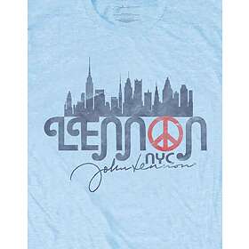 John Lennon: Unisex T-Shirt/NYC Skyline