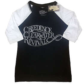 Creedence Revival: Ladies Raglan T-Shirt/Vintage Logo