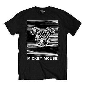 : Unisex T-Shirt/Mickey Mouse Unknown Pleasures (Large)