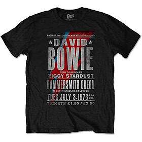 David Bowie: Unisex T-Shirt/Hammersmith Odeon