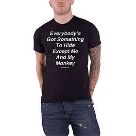Beatles: Unisex T-Shirt/Me and My Monkey (Back Print)