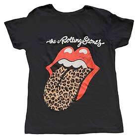 Rolling Stones: Ladies T-Shirt/Leopard Print Tongue (12)