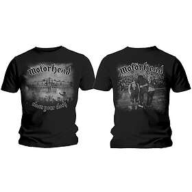 Motörhead: Unisex T-Shirt/Clean Your Clock B&W (Back Print)