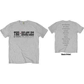 Beatles: Unisex T-Shirt/Budokan Set List (Back Print)