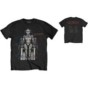 Queen: Unisex T-Shirt/European Tour 1984 (Back Print)