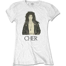 Cher: Ladies T-Shirt/Leather Jacket