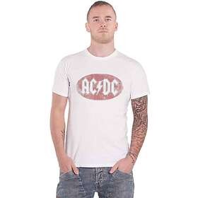 AC/DC: Unisex T-Shirt/Oval Logo Vintage