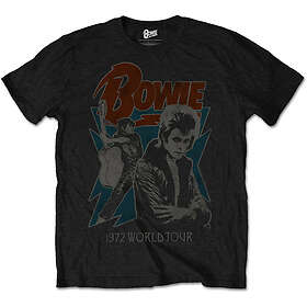 Bowie: Unisex T-Shirt/1972 World Tour