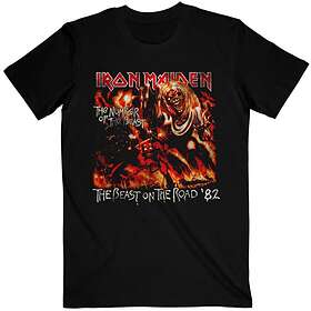 Ir Maiden: Unisex T-Shirt/Number Of The Beast The Beast The Road Vintage