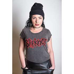 Slipknot: Ladies Wash T-Shirt/Logo