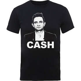 Johnny Cash: Unisex T-Shirt/Straight Stare