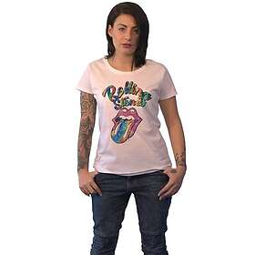 Rolling Stones: Ladies T-Shirt/Multicolour Tongue (14)