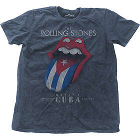 Rolling Stones: Unisex T-Shirt/Havana Cuba (Wash Collection)