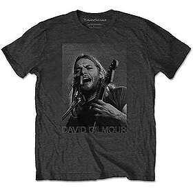 Gilmour: Unisex T-Shirt/On Microphone Half-tone