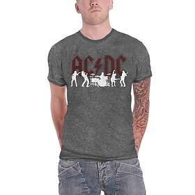 AC/DC: Unisex T-Shirt/Silhouettes (Burnout)