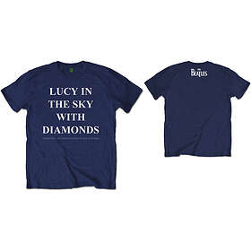 The Beatles: Unisex T-Shirt/Lucy in the sky with diamonds (Back Print)