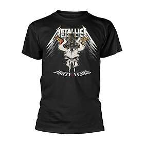 Metallica: Unisex T-Shirt/40th Anniversary Forty Years (Back Print)