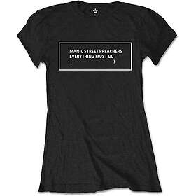 Manic Street Preachers: Ladies T-Shirt/Everything Go Monochrome