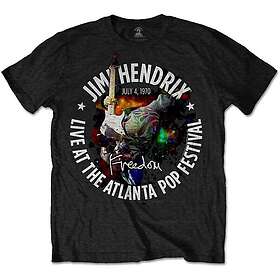 Jimi Hendrix: Unisex T-Shirt/ Pop Festival 1970
