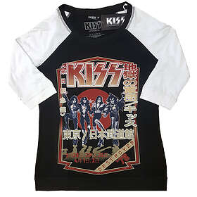 KISS: Ladies Raglan T-Shirt/Destroyer '78