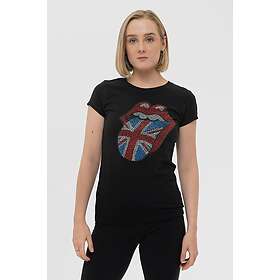 Rolling Stones: Ladies T-Shirt/Classic UK (Diamante)