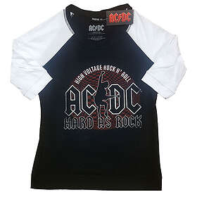 AC/DC: Ladies Raglan T-Shirt/Hard As