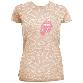 The Rolling Stones: Ladies T-Shirt/Tongues All Over
