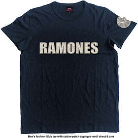 Ramones: Unisex Applique T-Shirt/Logo & Presidential Seal