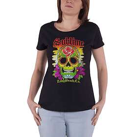 Sublime: Ladies T-Shirt/Colour Skull