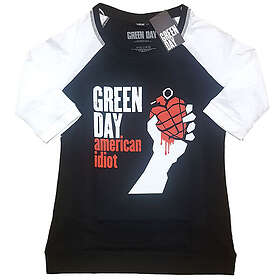 Green Day: Ladies Raglan T-Shirt/American Idiot
