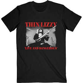 Thin Lizzy: Unisex T-Shirt/Live & Dangerous