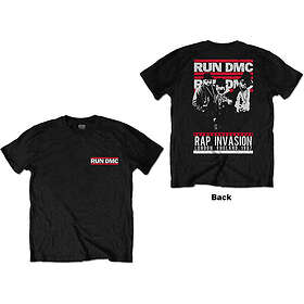 Run DMC: Unisex T-Shirt/Rap Invasion (Back Print)