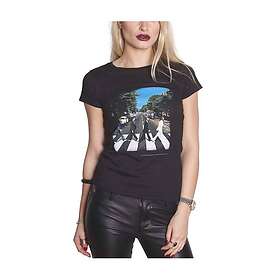 Beatles: Ladies T-Shirt/Abbey Road (Back Print) (Small)
