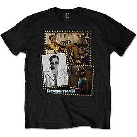 Elton John: Unisex T-Shirt/Rocketman Montage