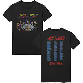 Jovi: Unisex T-Shirt/Tour '84 (Back Print)