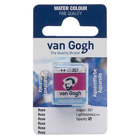 Van Gogh akvarellfärg halvkopp Rose 357