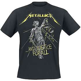 Metallica: Unisex T-Shirt/And Justice For All Tracks (Back Print)