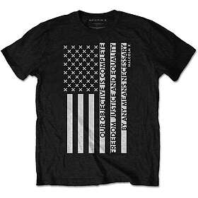 Malcolm X: Unisex T-Shirt/Freedom Flag