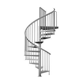 Dolle Spiraltrappa Toronto spindeltrappa 16 steg Ø155 cm