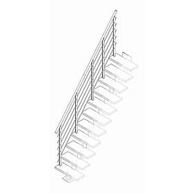 Dolle Extra Räcke Design Komplett Ek Vit Oljad DESIGN komplett extra räcke ek vi