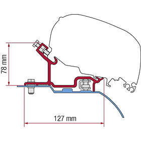Campingtillbehör 4U Markisadapter Ducato H3 / Fiamma F65