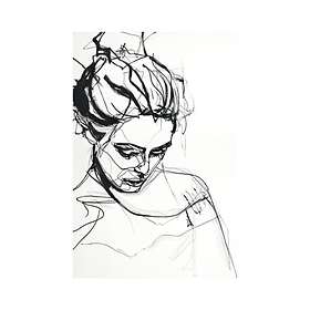 Malerifabrikken Poster Silhouette 1 Vit