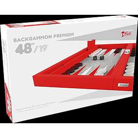 Backgammon Premium Red (48 cm / 19")