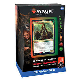 Magic the Gathering Commander Legends D&D Battle for Baldurs Gate Exit from Exile Commander Deck